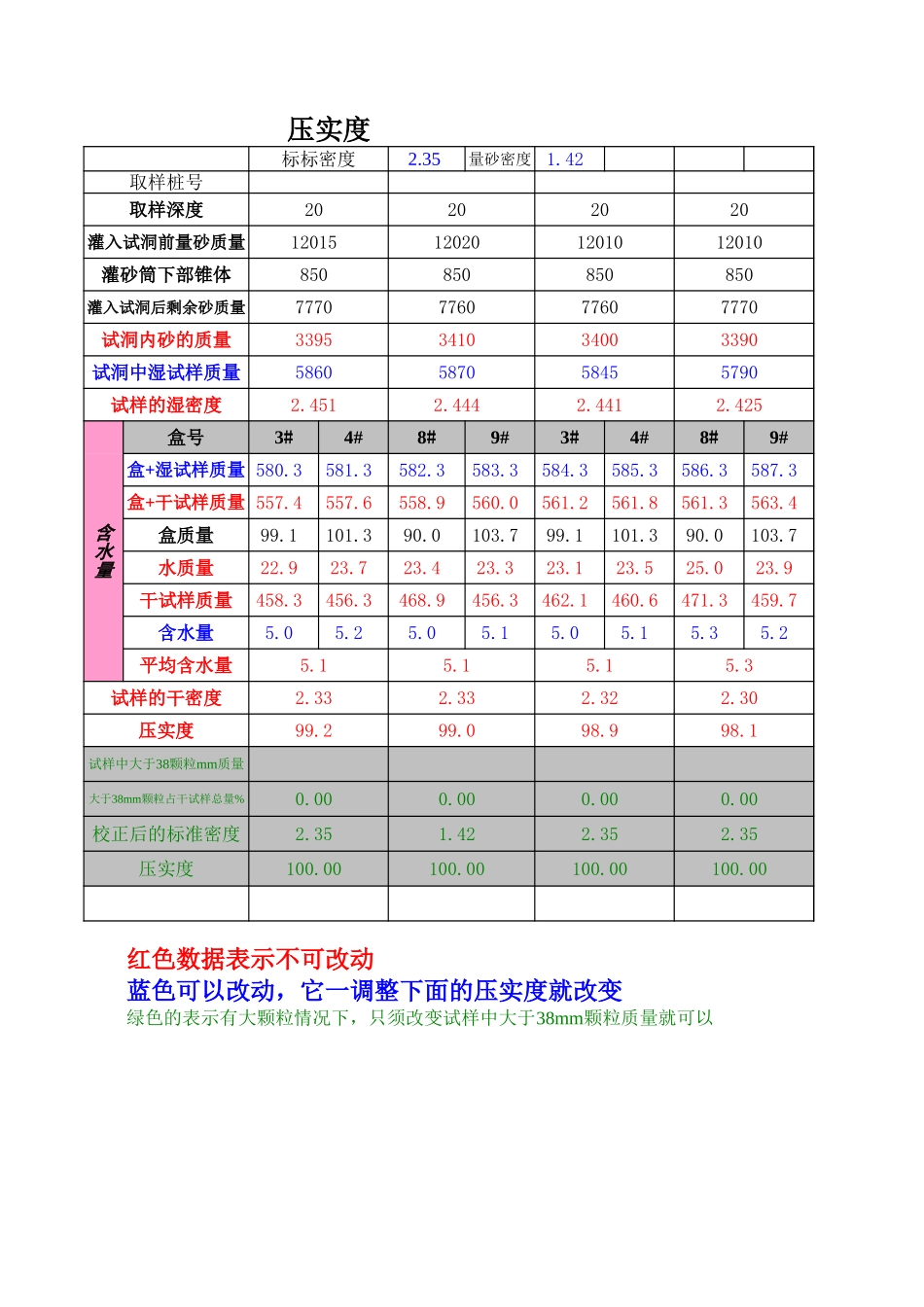 压实度-工程量清单Excel_第2页