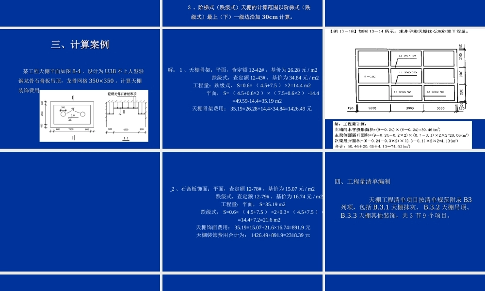 第13 天棚工程