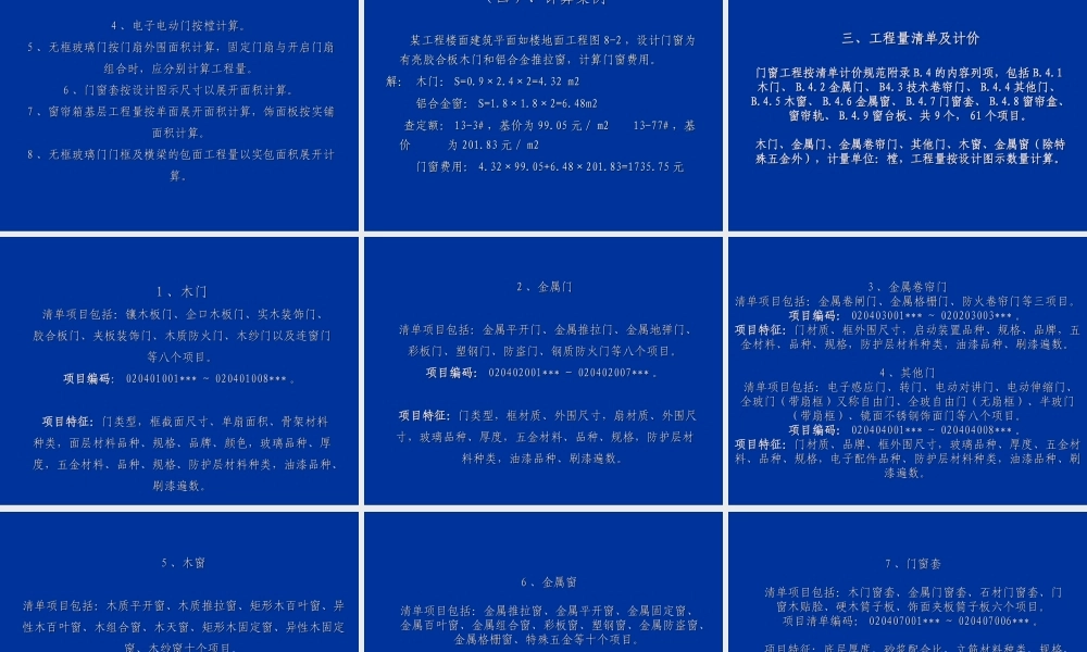 第14 门窗工程