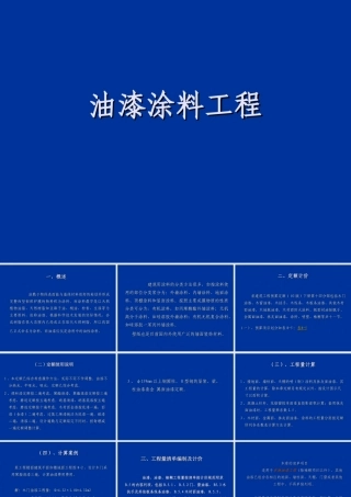 第15 油漆、涂料、裱糊工程