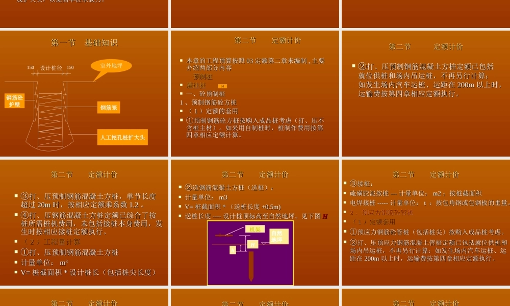 第三节 桩与地基基础工程