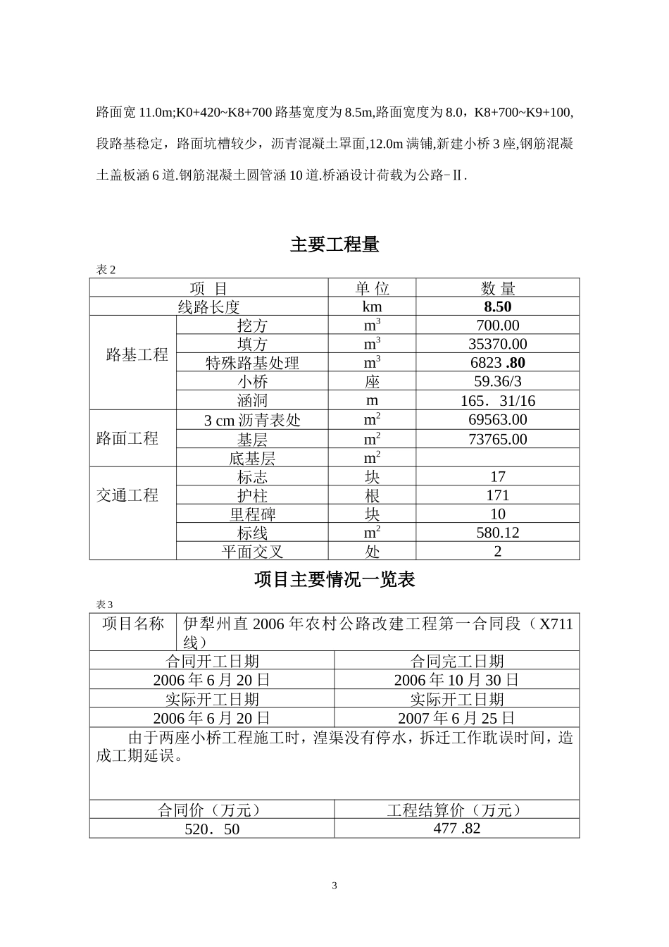 公路改建工程监理总结报告_第3页
