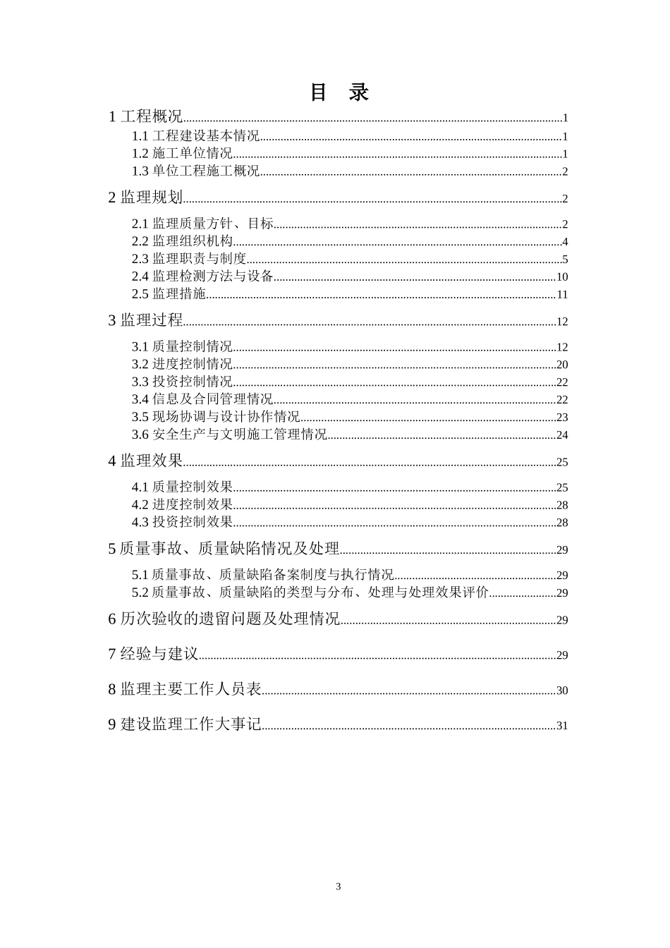某水利枢纽土石副坝工程竣工初步验收监理工作报告资料_第3页