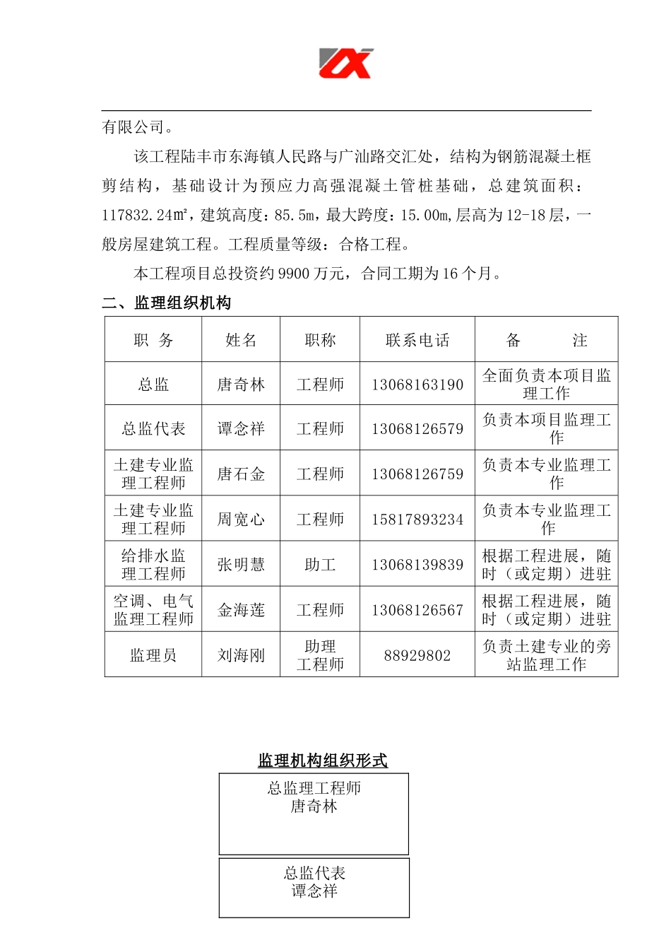 陆丰市陆城华廷【盘古】栋-6栋及商铺工程监理工作总结【盘古】--监理工作总结_第2页