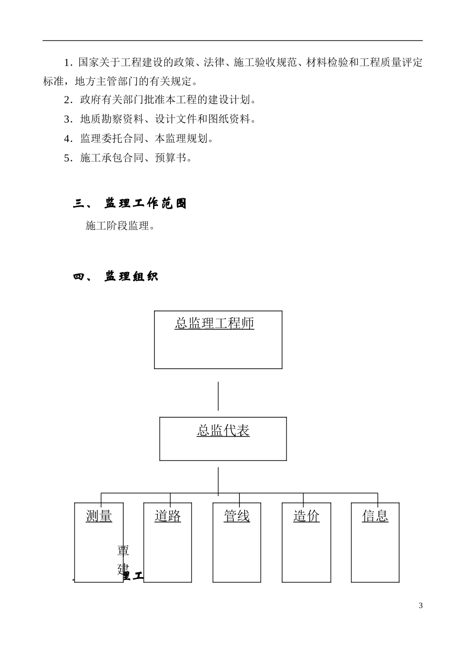 道路监理规划-文库-范本(免费下载)--监理规划_第3页
