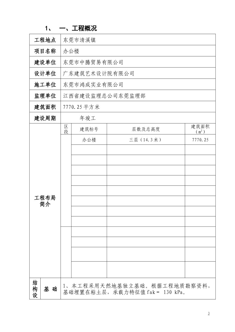 东莞市中腾贸-文库-易有限公司办公楼监理规划(免费文库)--监理规划_第3页