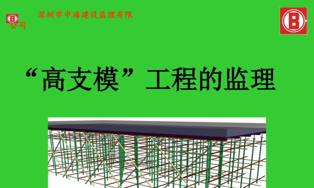 高支模工程监-文库-理(免费文库)--监理规划