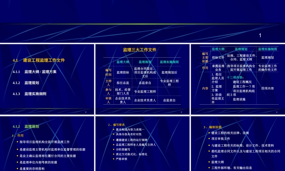 建设工程监理-文库-规划--监理规划