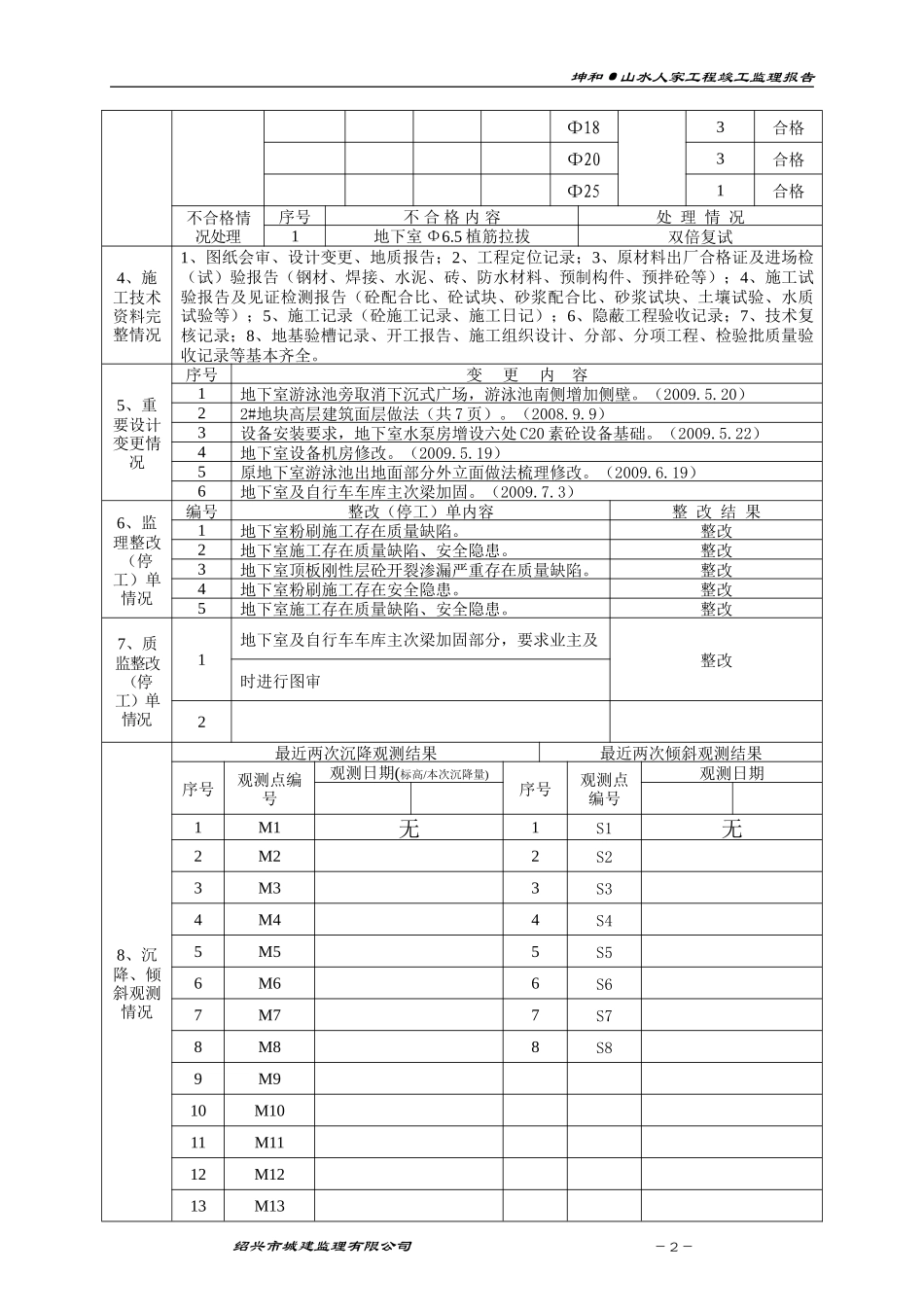 竣工监理报告-文库-地块商业办公楼地下室部分(盘古文库)--监理规划_第3页