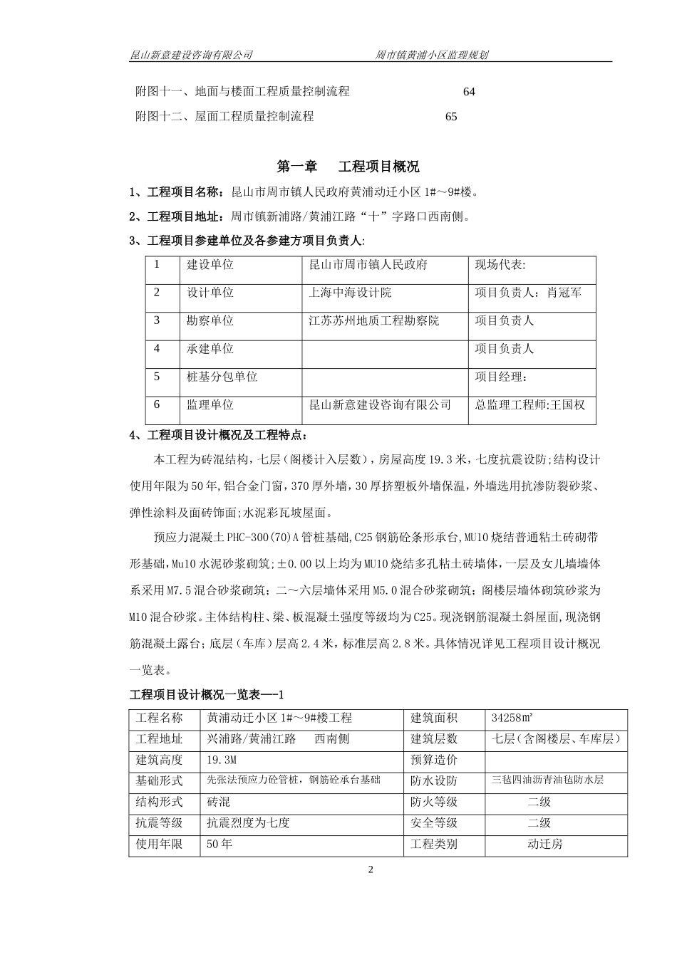 昆山市周市镇-文库-人民政府黄浦动迁小区住宅楼工程监理规划(盘古文库)--监理规划-文库_第3页