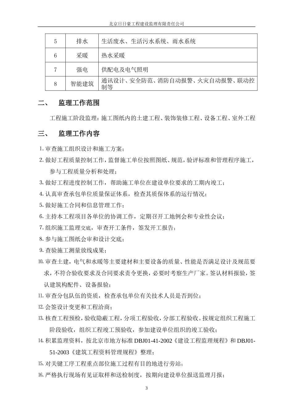 山水天地住宅-文库-工程混凝土监理规划(文档)--监理规划_第3页