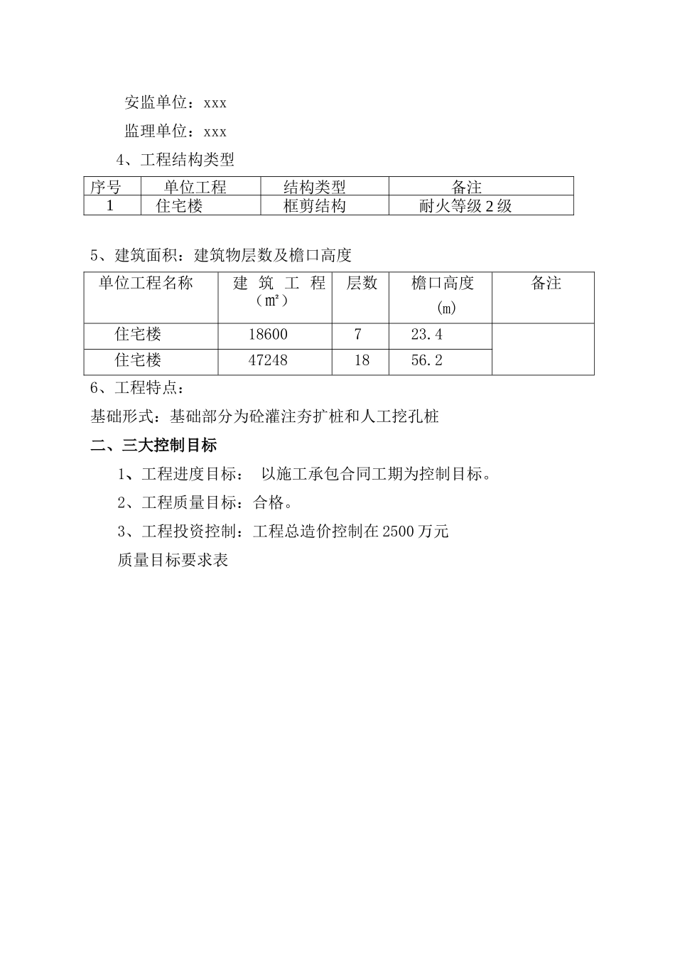 商品住宅楼监-文库-理规划(文档)--监理规划_第2页