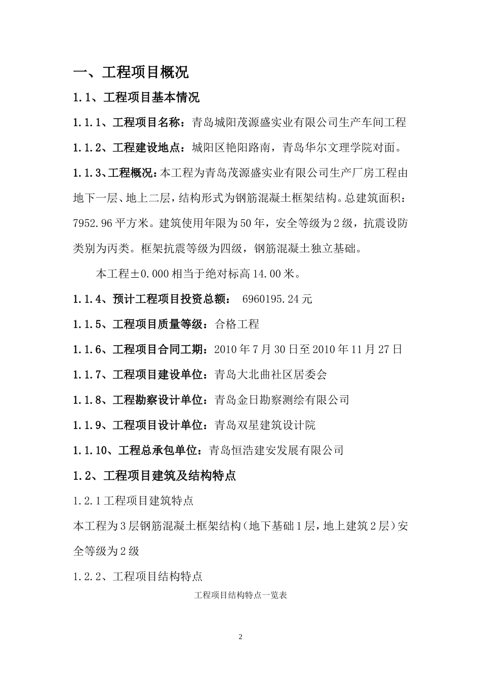生产车间工程-文库-项目监理规划(文档)--监理规划_第2页