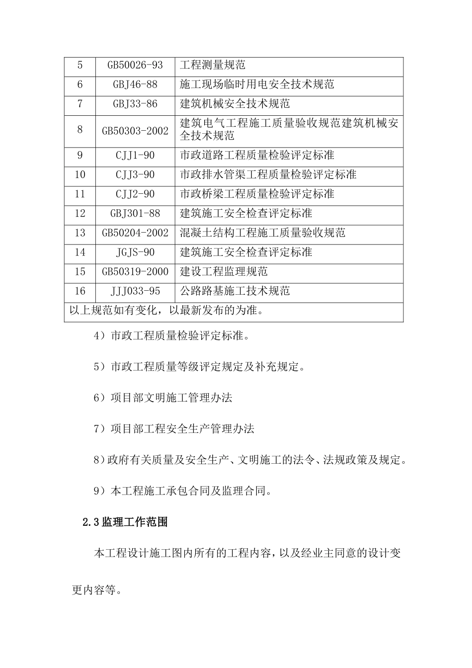 市政道路工程-文库-监理规划r(word)--监理规划_第3页