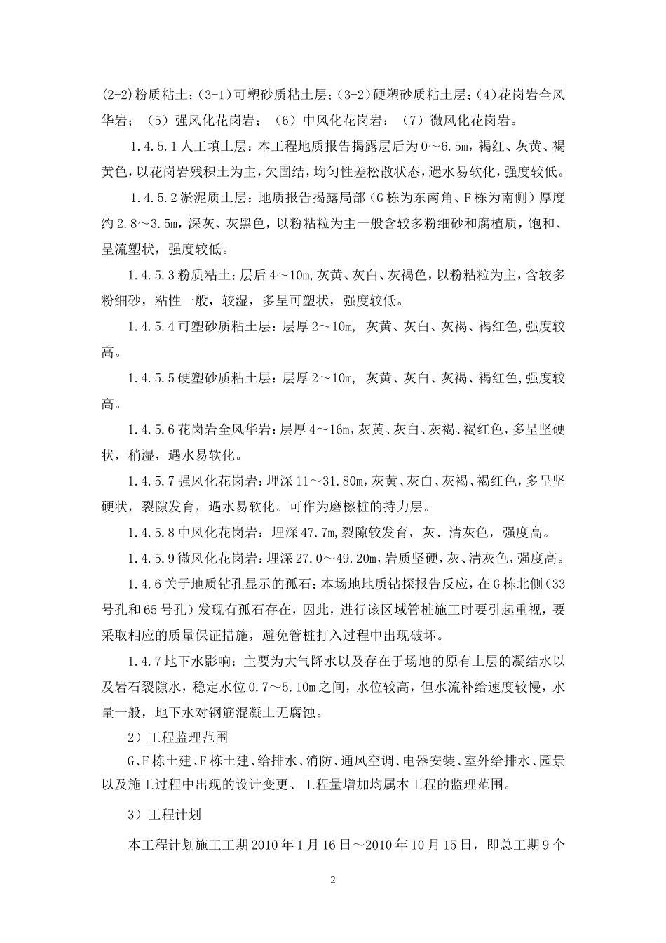 污水处理厂一-文库-期工程监理规划(360文库)--监理规划_第2页