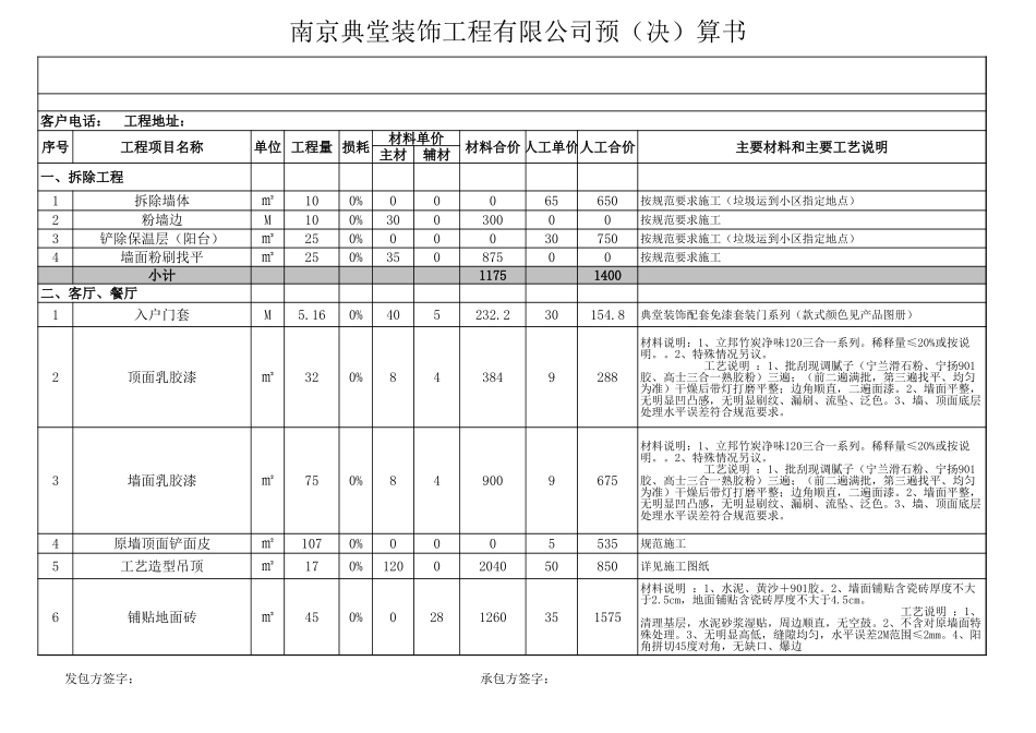 150平米全包报价_第1页