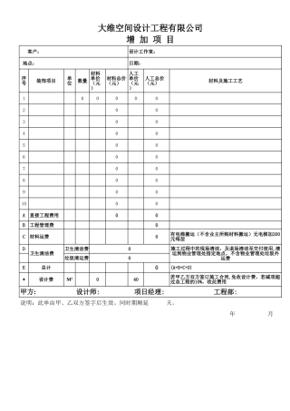 家装最新报价系统