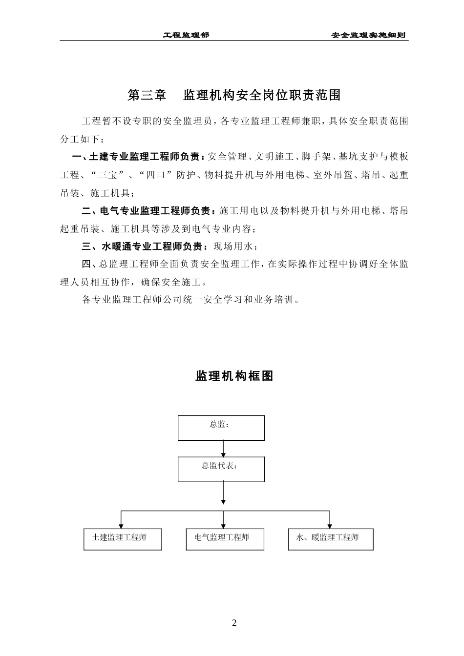 安全监理实施细则(建筑类)(文库)--监理实施细则_第2页
