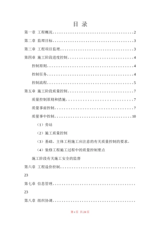 成都天之海实业有限公司开发的天府江南二期工程项目--监理实施细则
