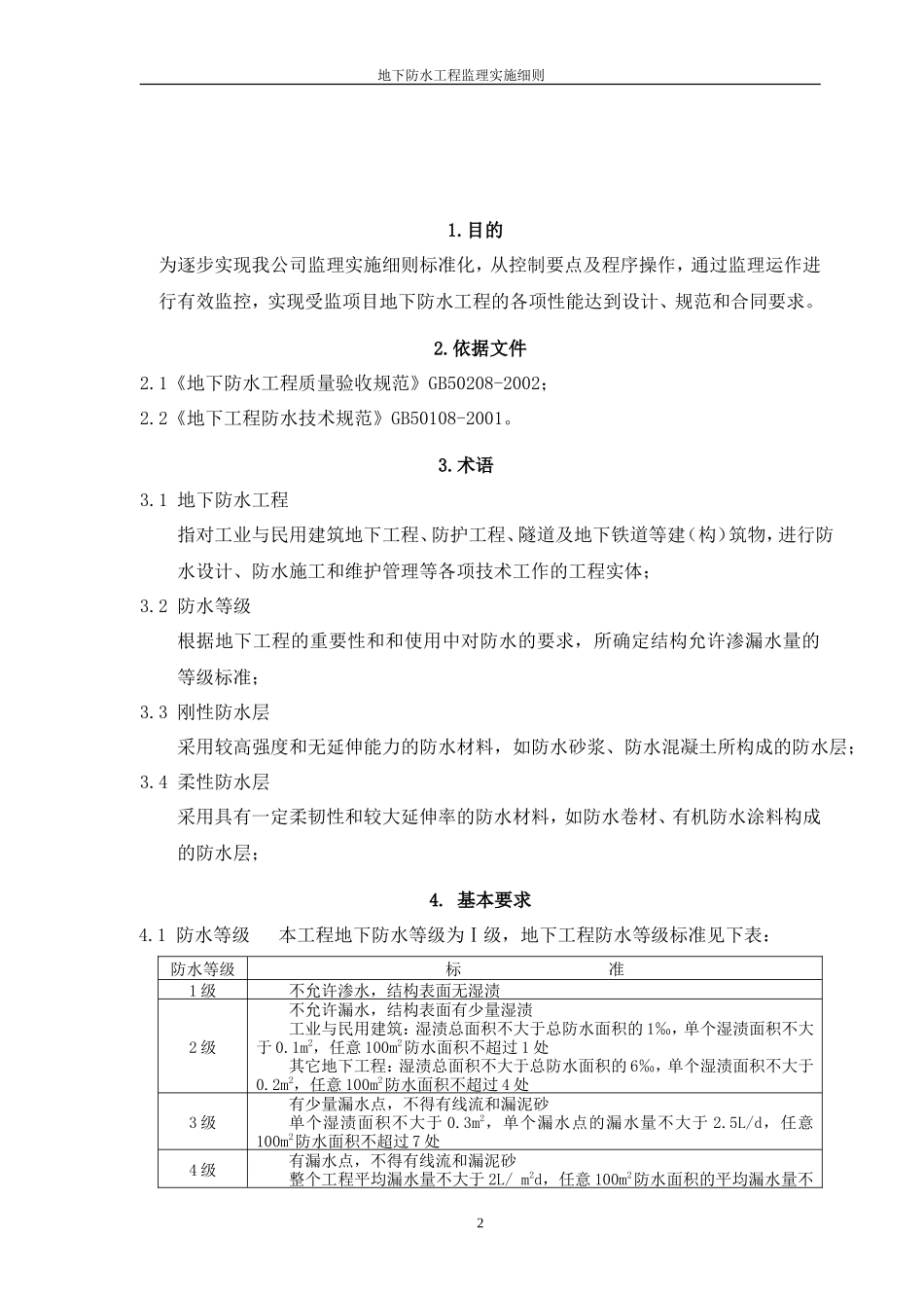 地下防水工程监理实施细则-文库--监理实施细则-文库_第3页