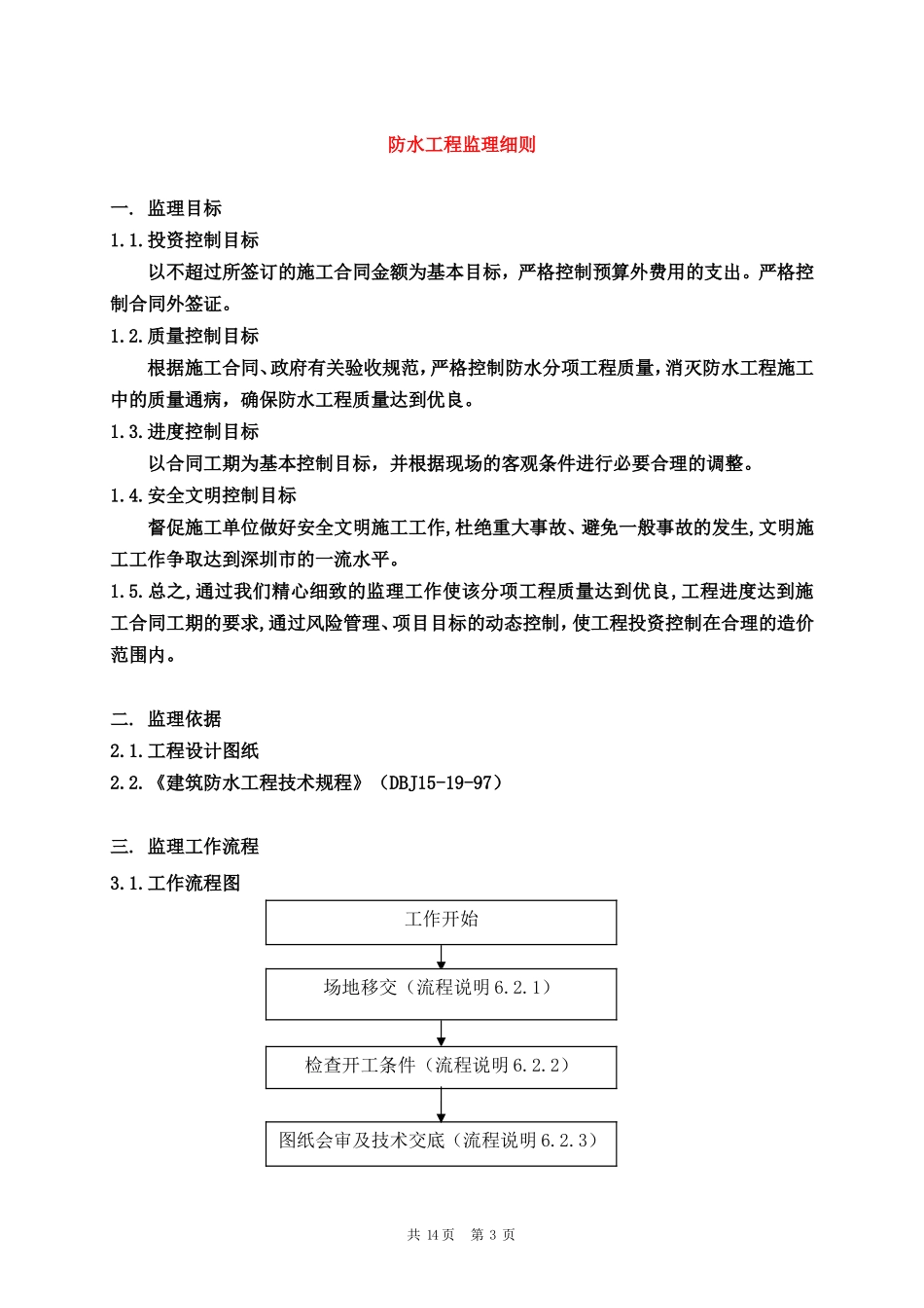 防水工程监理细则-盘古--监理实施细则-盘古_第3页