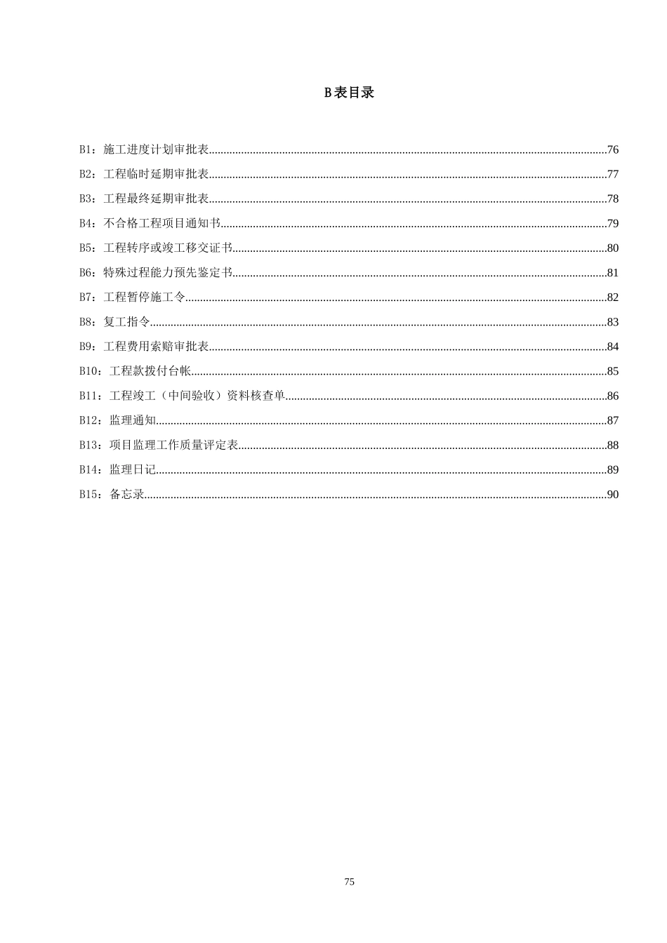 工程监理表格-文库-文库-监理表格_第1页
