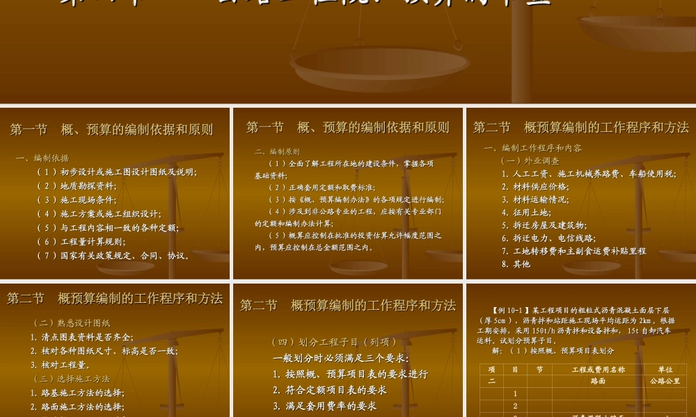 公路工程概、预算的编制与审查-文库-监理表格