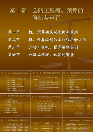 公路工程概、预算的编制与审查-文库-监理表格