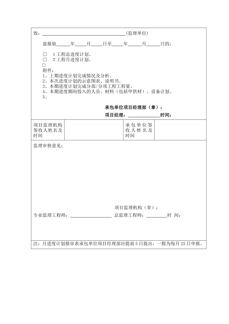 开工报告表格-文库-监理表格_第2页