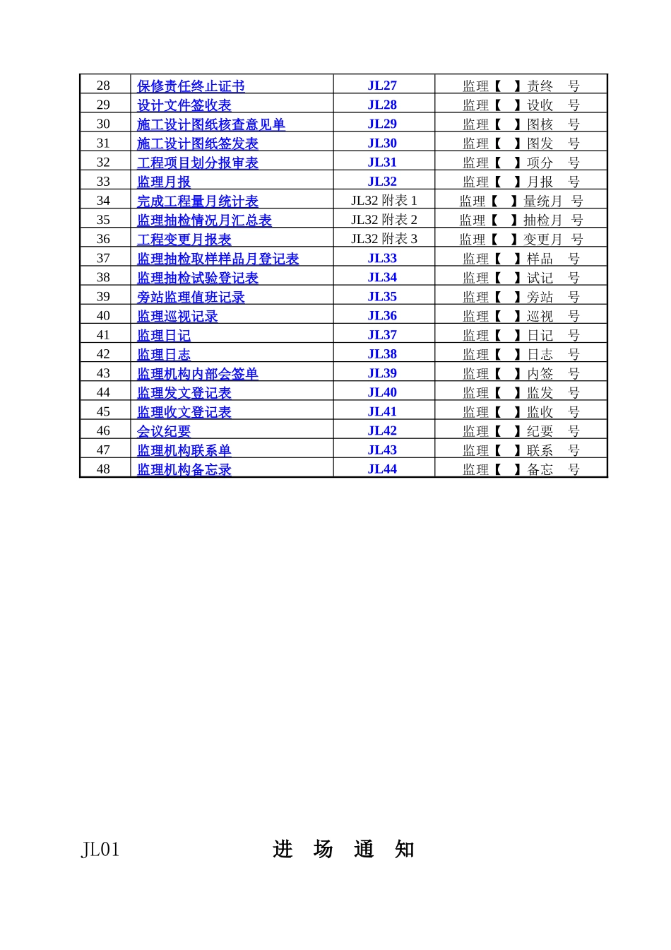 施工监理工作常用表格-文库-监理表格_第3页