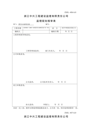 监理服务过程控制程序--监理工作流程