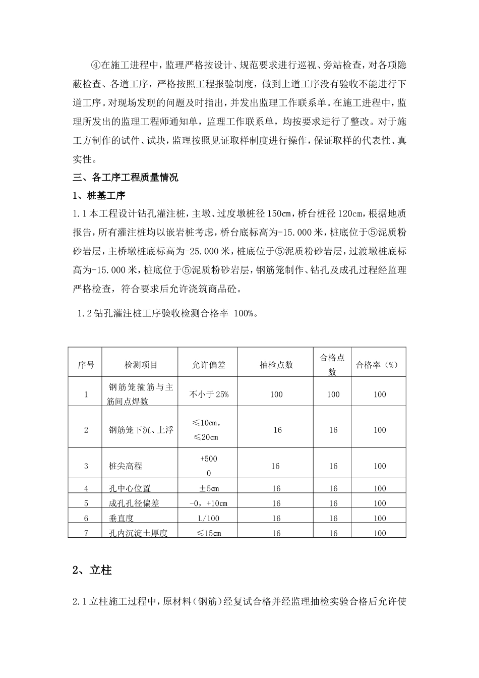 市政桥梁工程监理评估报告--监理评估报告_第3页