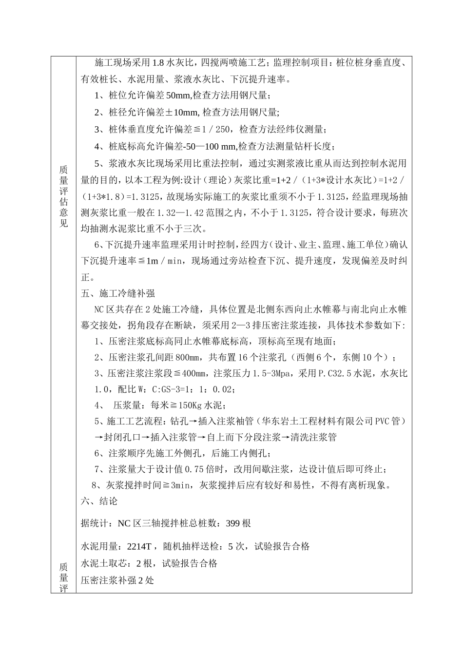 苏州火车站站前广场地下空间开发工程监理质量评估报告--监理评估报告_第2页