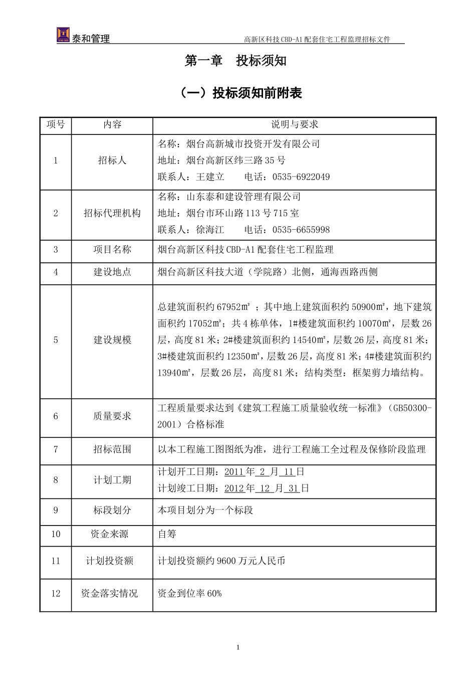 高新区科技CBD-A1配套住宅工程监理招标文件--监理投标文件_第2页