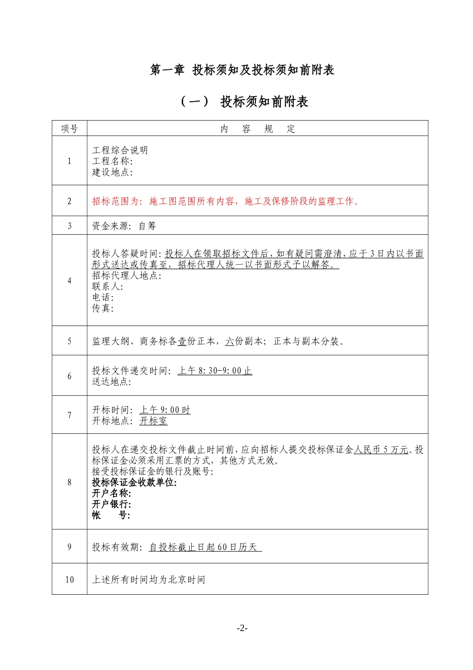 淮南市新庄孜截洪沟和平村段改造工程监理邀请招标文件--监理投标文件_第3页