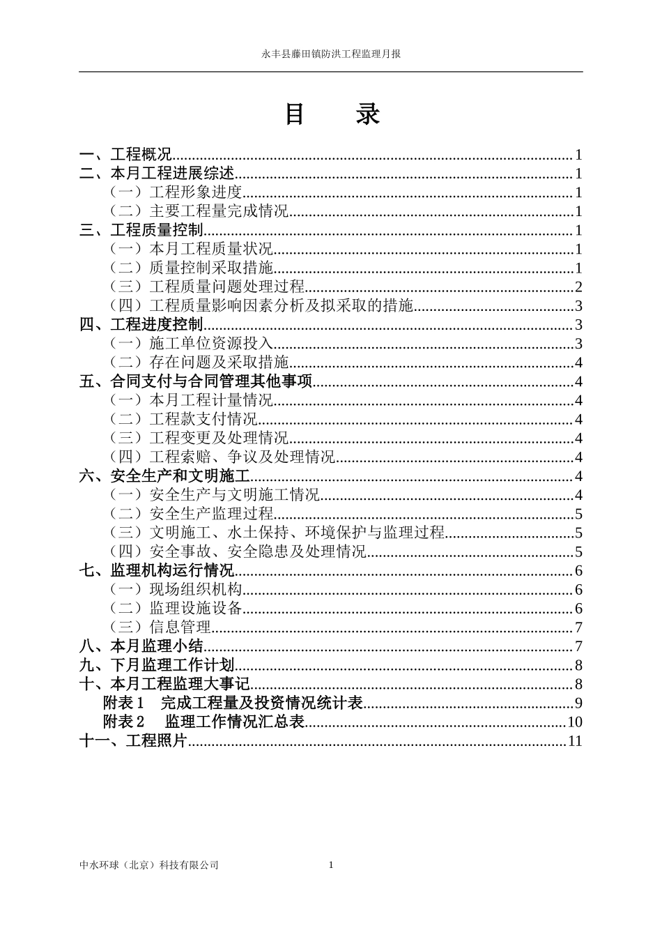 防洪工程监理月报--监理月报_第2页