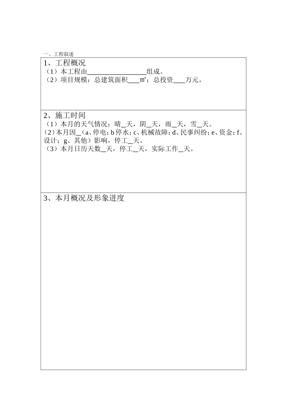 监理月报（范本）--监理月报_第2页