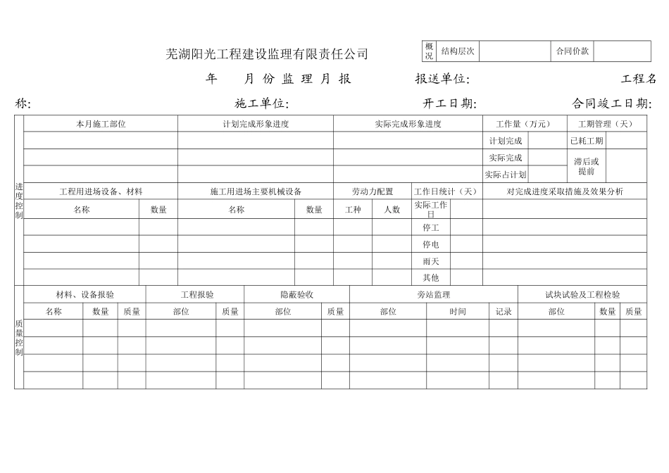 监理月报表--监理月报_第2页