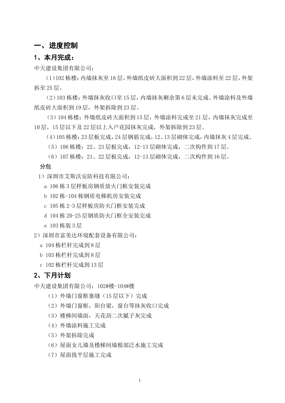 中惠沁林山庄景林苑二期工程监理月报--监理月报_第2页