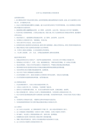 江苏兰达工程监理有限公司岗位职责--监理职责