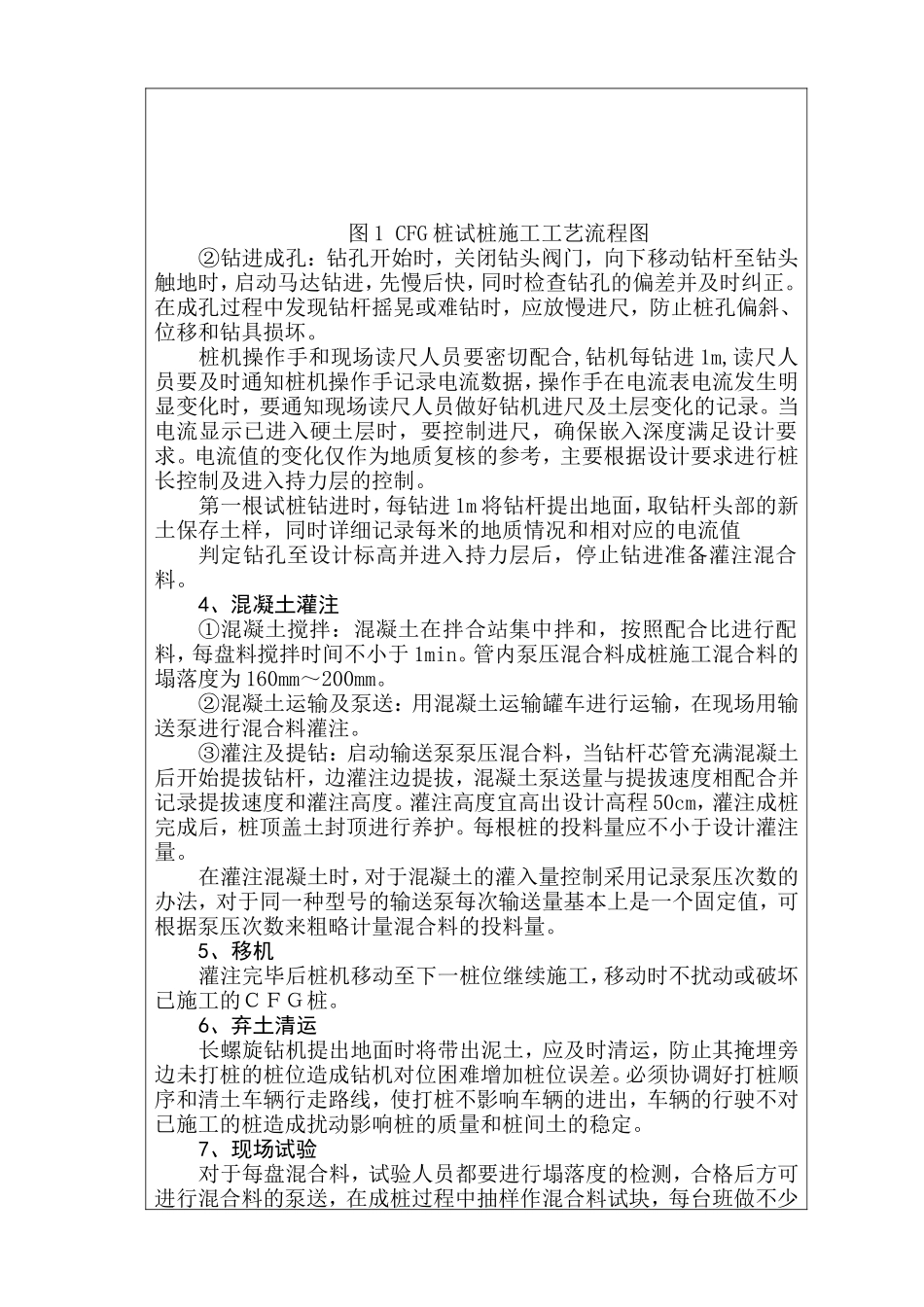 CFG桩施工技术交底记录表--技术交底_第2页