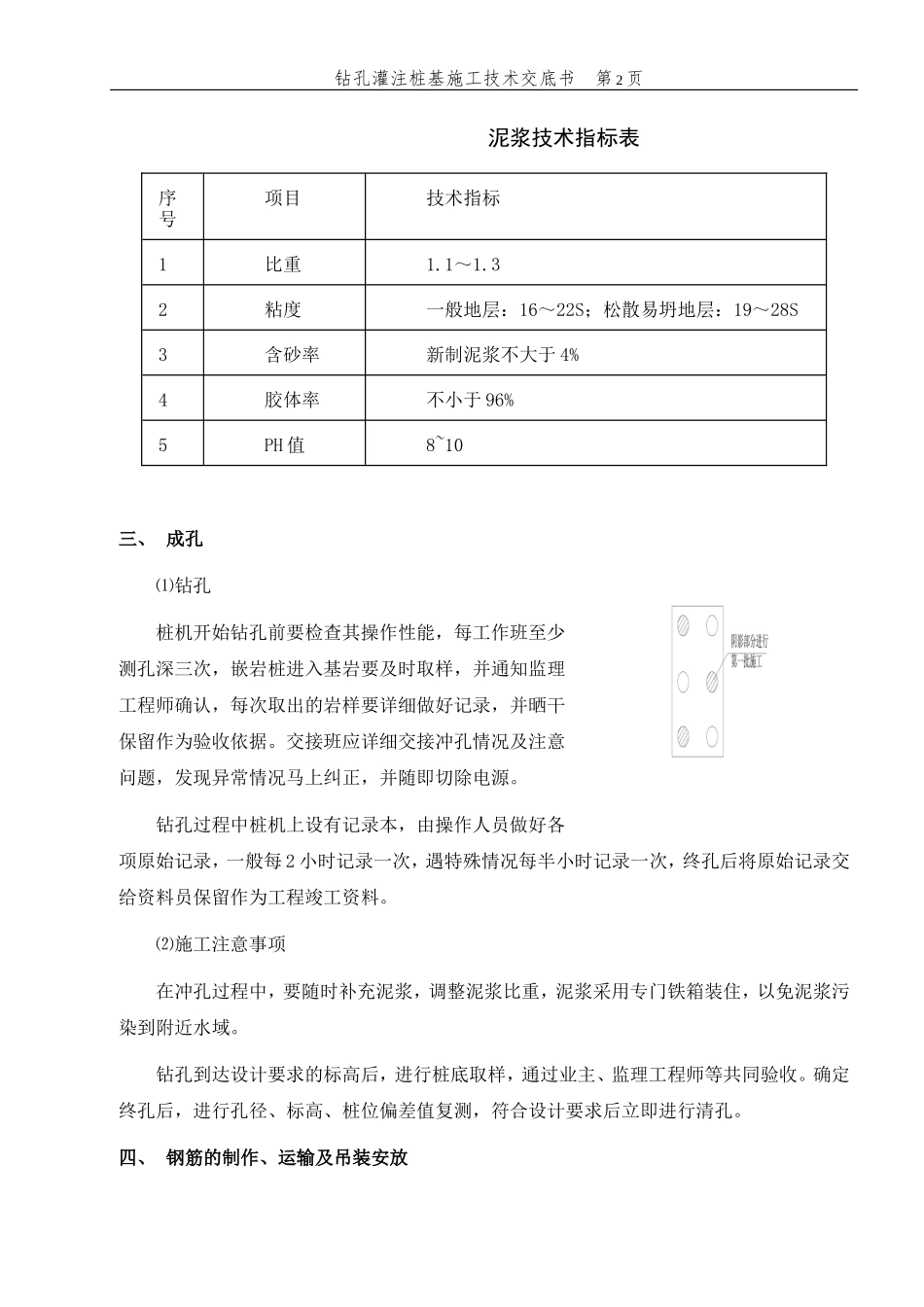冲孔灌注桩技术交底书gg--技术交底_第2页