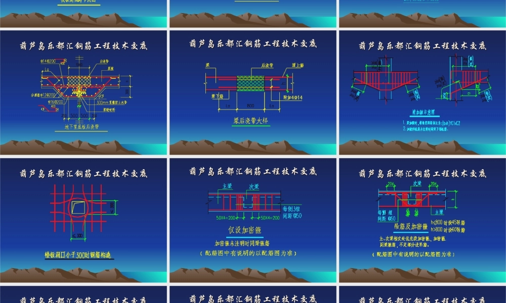钢筋工程图片技术交底--技术交底