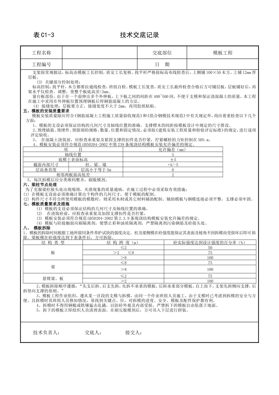 模板工程技术交底--技术交底_第2页