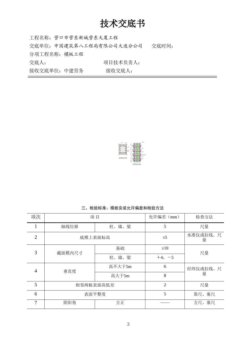 某大厦模板工程技术交底--技术交底_第3页