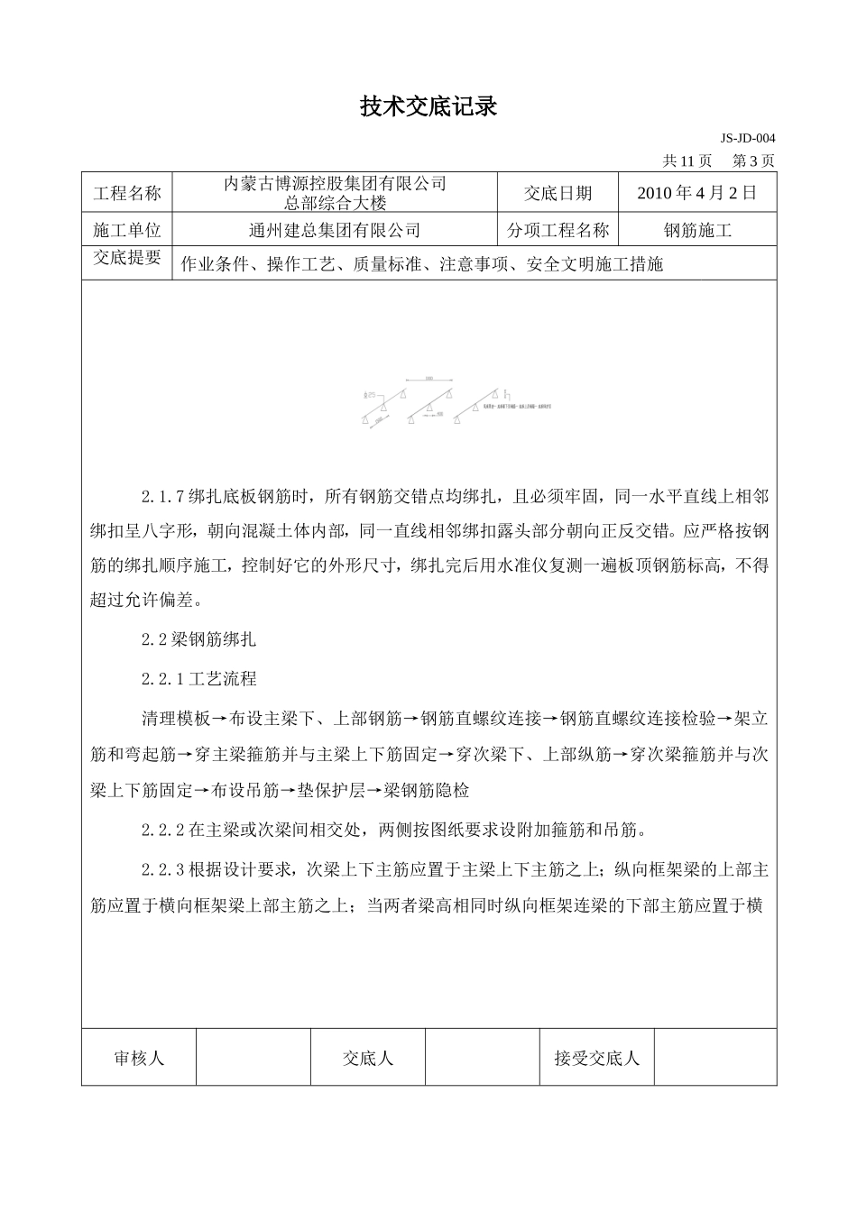 某综合大楼钢筋施工技术交底--技术交底_第3页