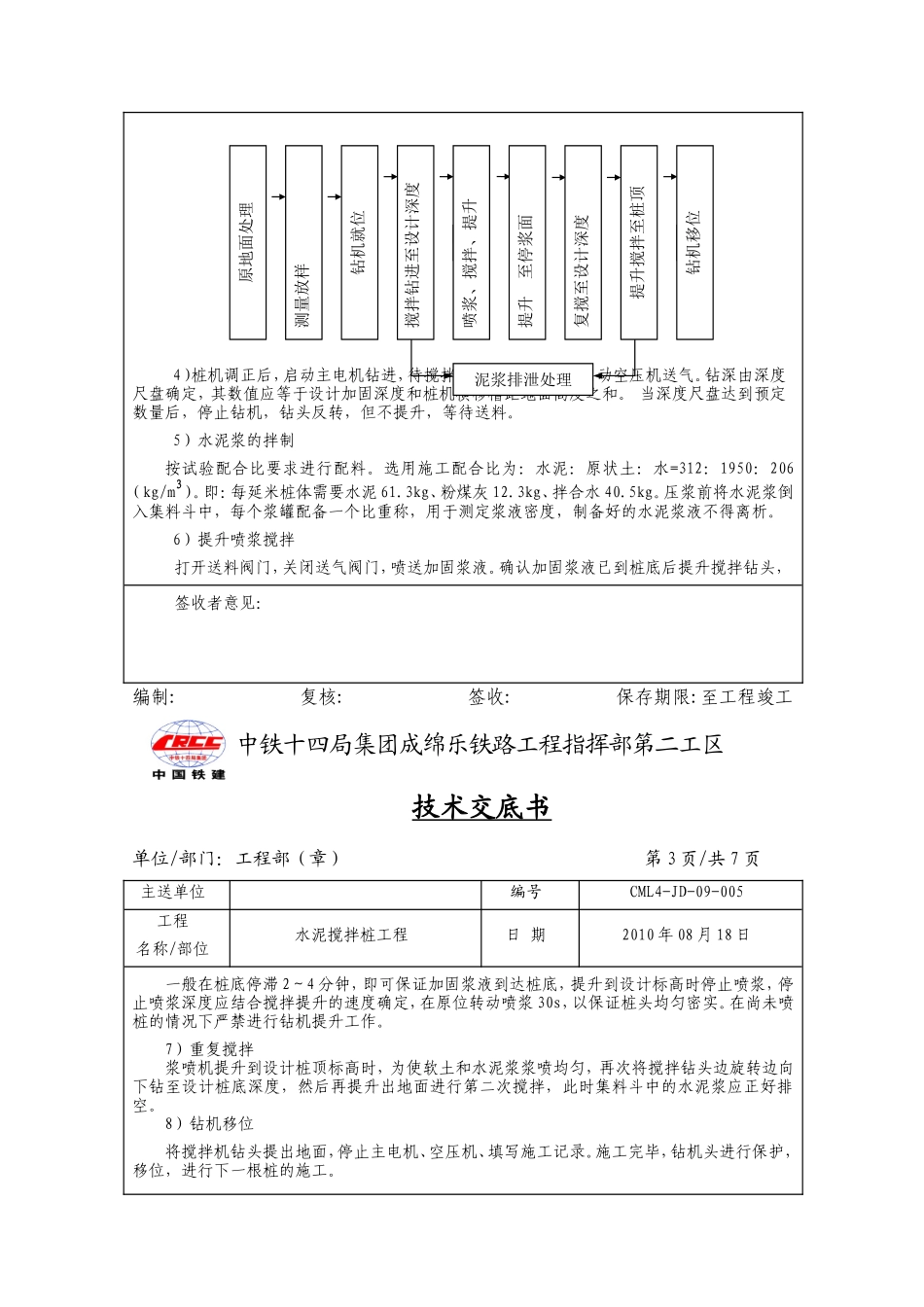 水泥搅拌桩工程施工技术交底--技术交底_第2页