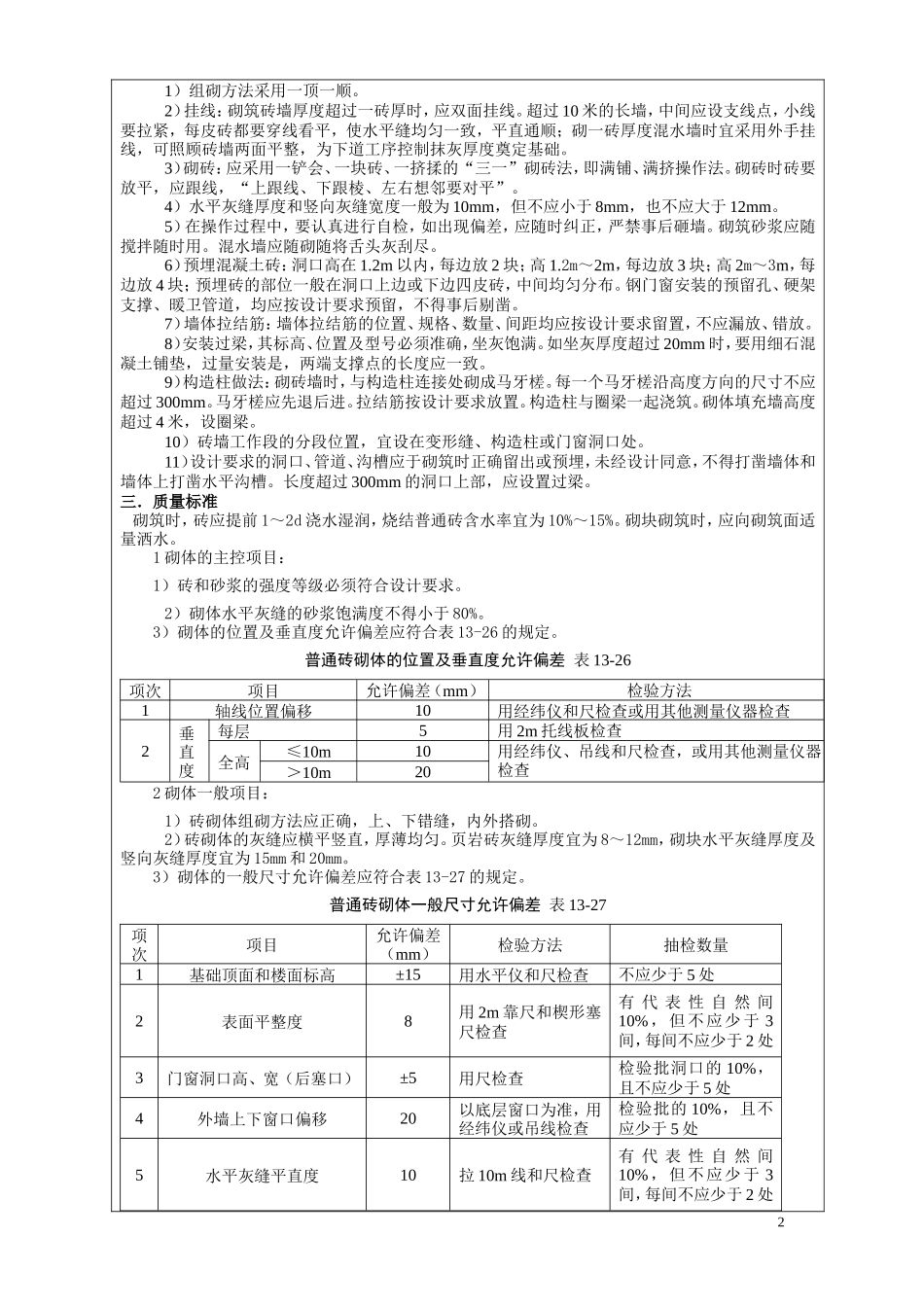 填充墙砌体工程技术交底-文库--技术交底_第2页