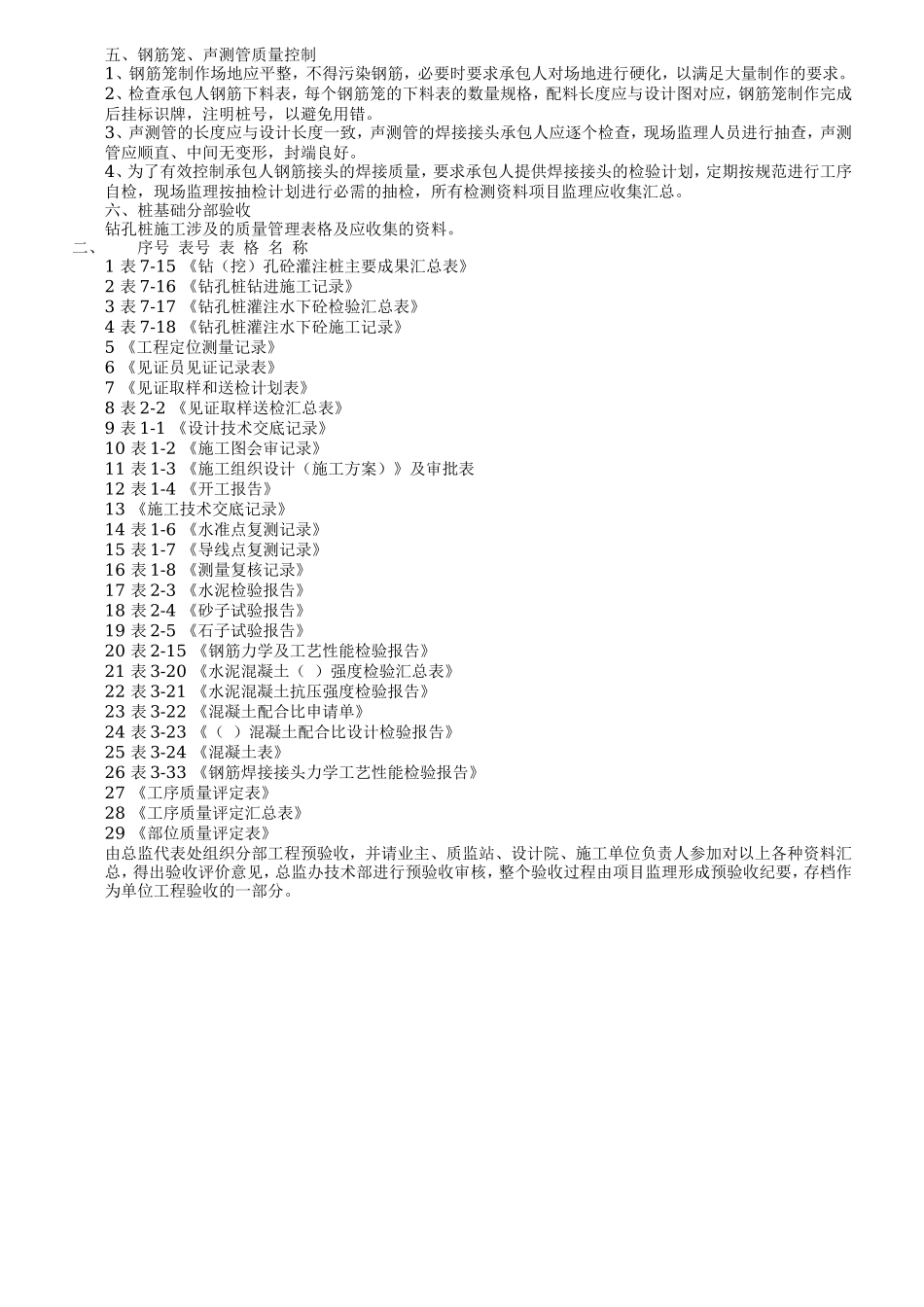 钻孔灌注桩施工监理细则--技术交底_第2页