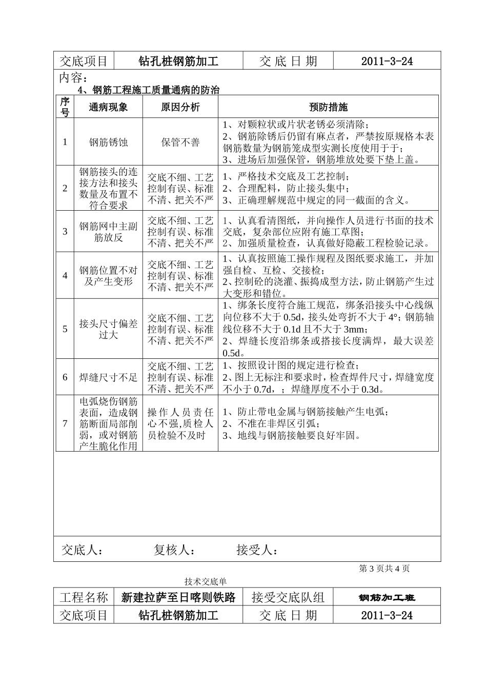 钻孔桩钢筋加工技术交底--技术交底_第3页